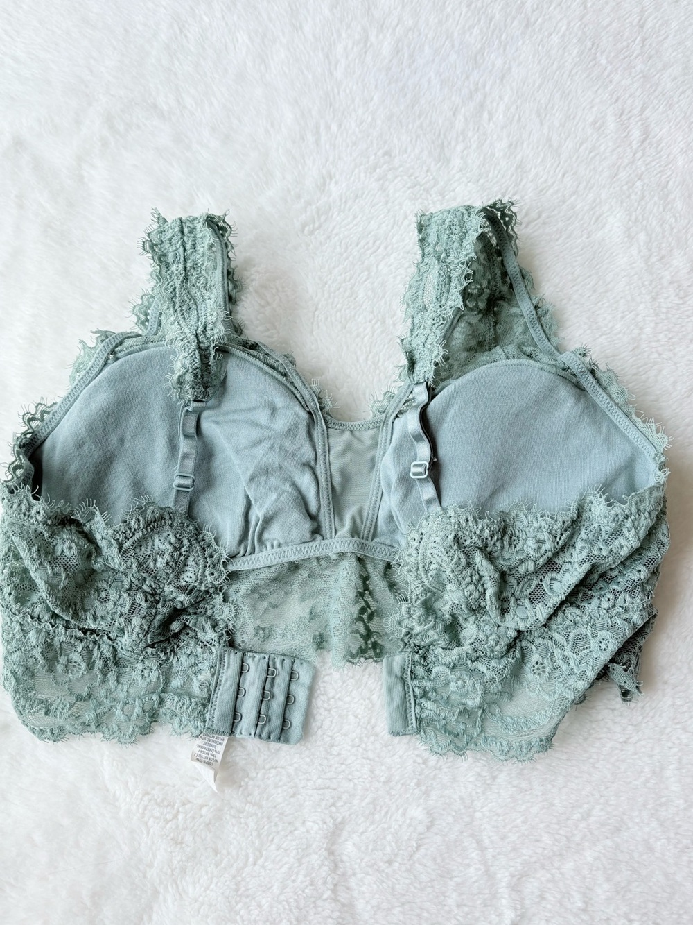 Aerie Lace Bralette in Mint Green, M - Picture 3 of 9